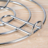 Stainless Steel High Quality Hot Pot Pan Stand - Silver - Shop N Save