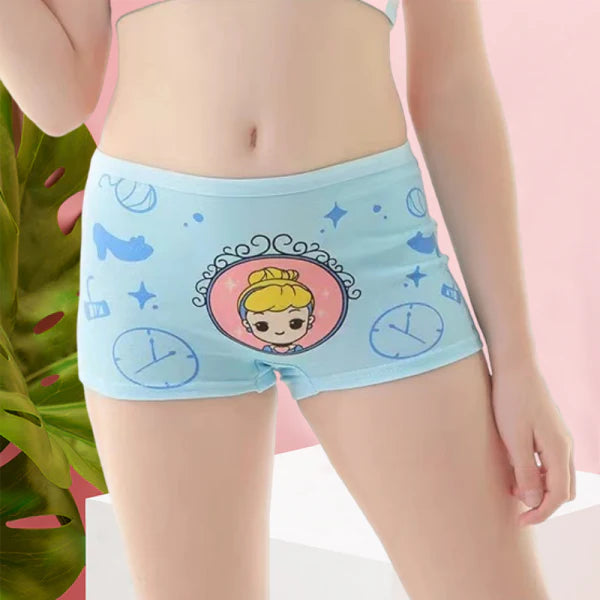 4 Pieces Children Girls Princess Underwear Panties - Multi Color