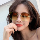 Girls Fashion Suqare Gradient Sunglasses - Pink - Shop N Save