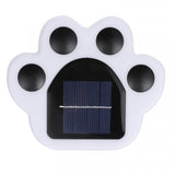 2 Piece Paws Design Solar Charge Home Garden Decoration Light