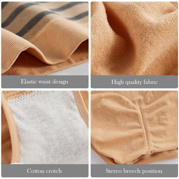 Ladies High Waist Flat Belly Seamless Slimming Shapewear - Blue