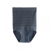 Ladies High Waist Flat Belly Seamless Slimming Shapewear - Blue