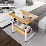 Folding Home Double Layer Adjustable Computer Laptop Desk Table