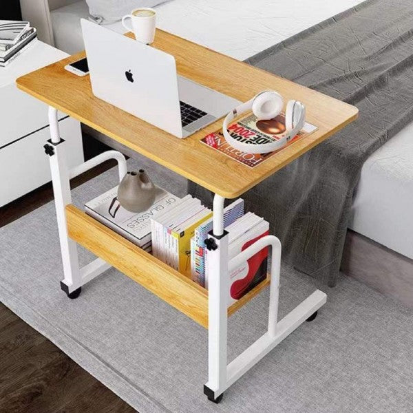 Folding Home Double Layer Adjustable Computer Laptop Desk Table