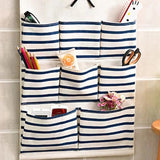 8 Pockets Home Wall Mounted Wardrobe Organizer Bag - Shop N Save