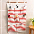 8 Pockets Home Wall Mounted Wardrobe Organizer Bag - Shop N Save