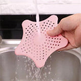 Kitchen Bathroom Sink Drain Filter Strainer Hair Catcher - Pink - Shop N Save