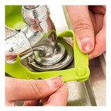 Kitchen Adjustable Snap Sink Storage Strainer Holder - Pink