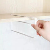 Kitchen Bathroom Cabinet Paper Roll Holder Rack - White - Shop N Save