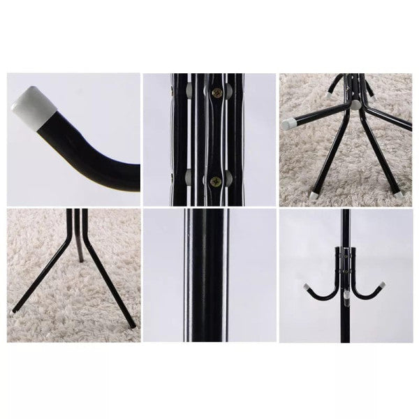 High Quality Stable Metal Multi Hooks Clothes Stand Hanger - White - Shop N Save
