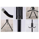 High Quality Stable Metal Multi Hooks Clothes Stand Hanger - White - Shop N Save