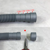 Universal Washing Machine Hose Drain Pipe 2 Meter - Gray