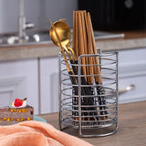 Stainless Steel Kitchen Utensil Chopstick Spoons Holder Rack