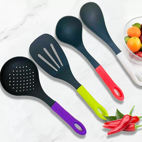 4 Pieces Candy Color Good Quality Cooking Utensils Set - Shop N Save