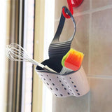 Home Storage Adjustable Sink Drain Storage Basket - Gray