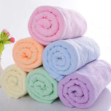 1 Piece Bear Embossed Cut Edge Quick Dry Small Towel - 30x60 CM -  Pink