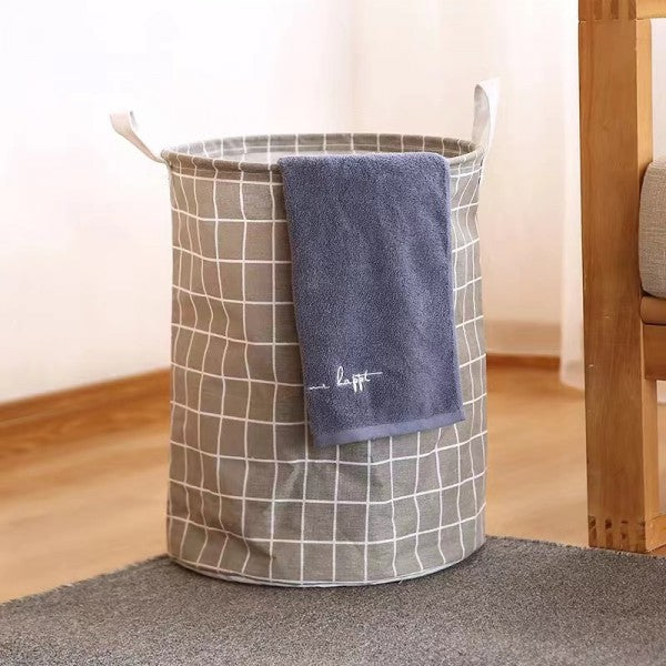 Folding Dirty Laundry And Toys Storage Basket - Gray