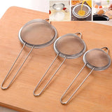 3 Pcs Multipurpose Strainers Sieves Colander - Silver - Shop N Save