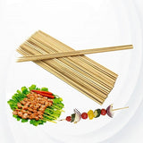 300 Pcs Strong Bbq Natural Bamboo Skewers - Brown