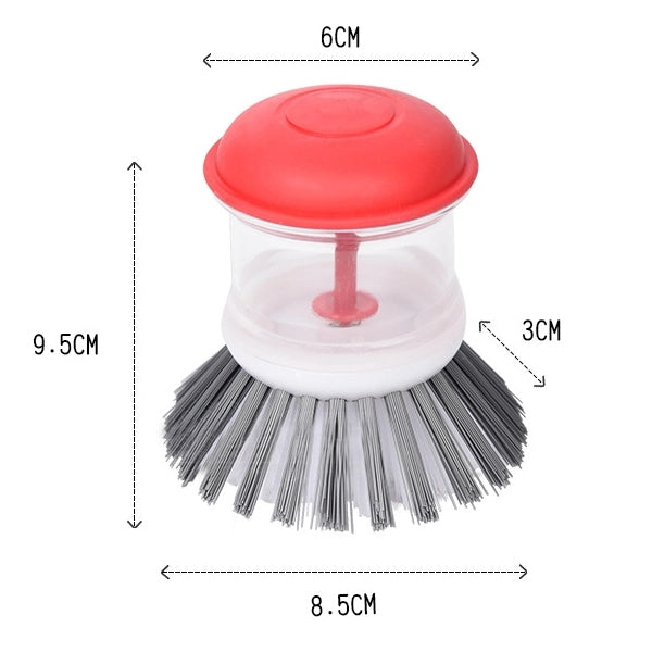 Soap Dispensing Easy Dish Washing Cleaning Brush - Green - Shop N Save