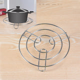 Stainless Steel High Quality Hot Pot Pan Stand - Silver - Shop N Save