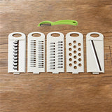 Multifunctional Vegetable Shredding Planer Slicer - Green - Much My
