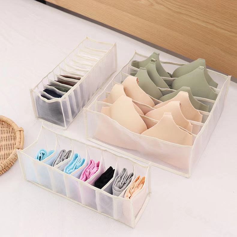 Canvas Undergarments Organizer Basket