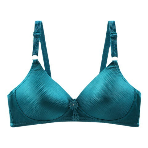 Middle-Aged And Elderly Mothers Bra Large Size Thin Section Without Steel Ring Full Cup