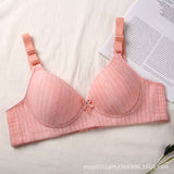 Middle-Aged And Elderly Mothers Bra Large Size Thin Section Without Steel Ring Full Cup