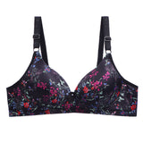 Middle-Aged And Elderly Mothers Bra Large Size Thin Section Without Steel Ring Full Cup