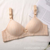 Middle-Aged And Elderly Mothers Bra Large Size Thin Section Without Steel Ring Full Cup