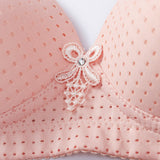 Middle-Aged And Elderly Mothers Bra Large Size Thin Section Without Steel Ring Full Cup