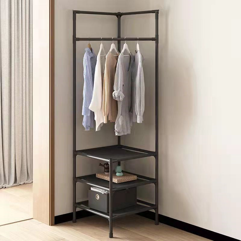 4 Tier Metal Wardrobe Hanging Corner Rack