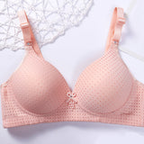 Middle-Aged And Elderly Mothers Bra Large Size Thin Section Without Steel Ring Full Cup