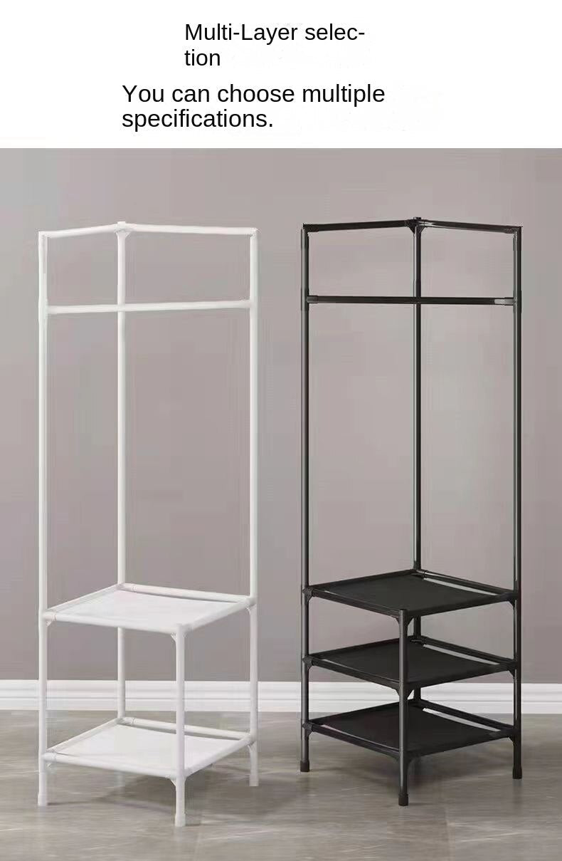4 Tier Metal Wardrobe Hanging Corner Rack