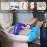 Toilet Plunger Kitchen Sink Sewer Dredge Tools High-Pressure Air Drain Pump Gun House Hold Pipe Dredge Drainer Cleaning Tool With 4 Suckers For Kitchen Bathtub Shower