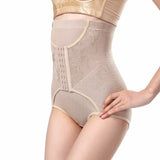 High Waist Hips Waist Abdomen Body Shaper Slimming Waist Trainer Panties Postpar - Skin